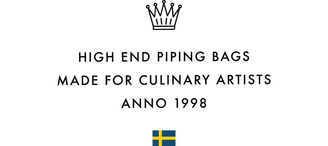 Swedish flag on a black background.